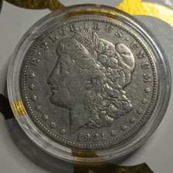 1921 S $1 Morgan Silver Dollar 