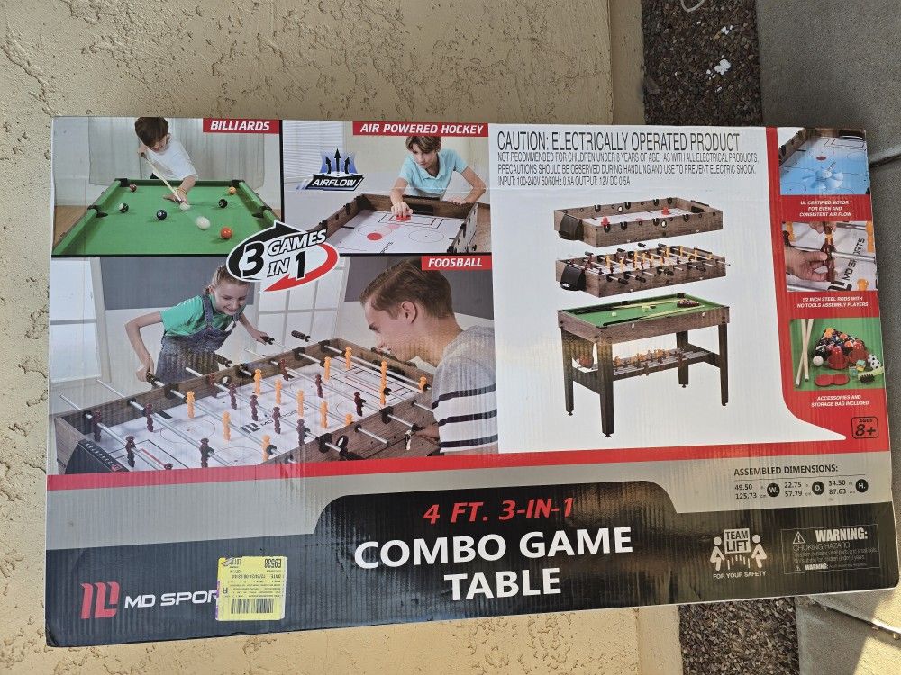 Combo Game Table NEW