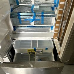 KITCHEN AID 36” FRENCH DOOR REFRIGERATOR STAINLESS STEEL $1200