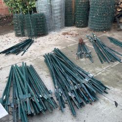 Fence Post & Wire (Metal)