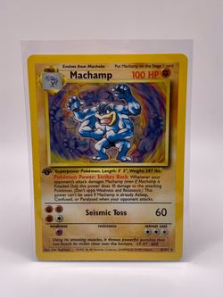 Original 1999 1st edition holographic MaChamp (1 of 2)