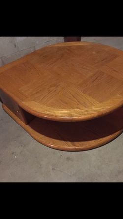 Coffee table solid wood