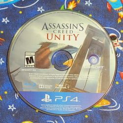 Assassin's Creed Unity Sony Playstation 4 PS4 Game Disc Case Included 