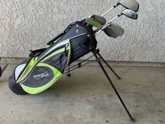Kids rising star golf bag with clubs