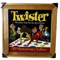 Twister 35th Anniversary Edition Collector’s Wooden Box New Sealed MB Hasbro