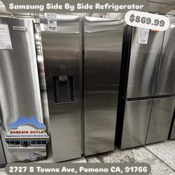 Samsung Side By Side Refrigerator 