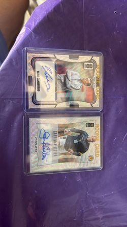 Panini Prizm Rookie Auto Cards Lot of 2