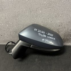 2020-2021-2022-2023-2024-2025 TOYOTA COROLLA LEFT MIRROR OEM USED