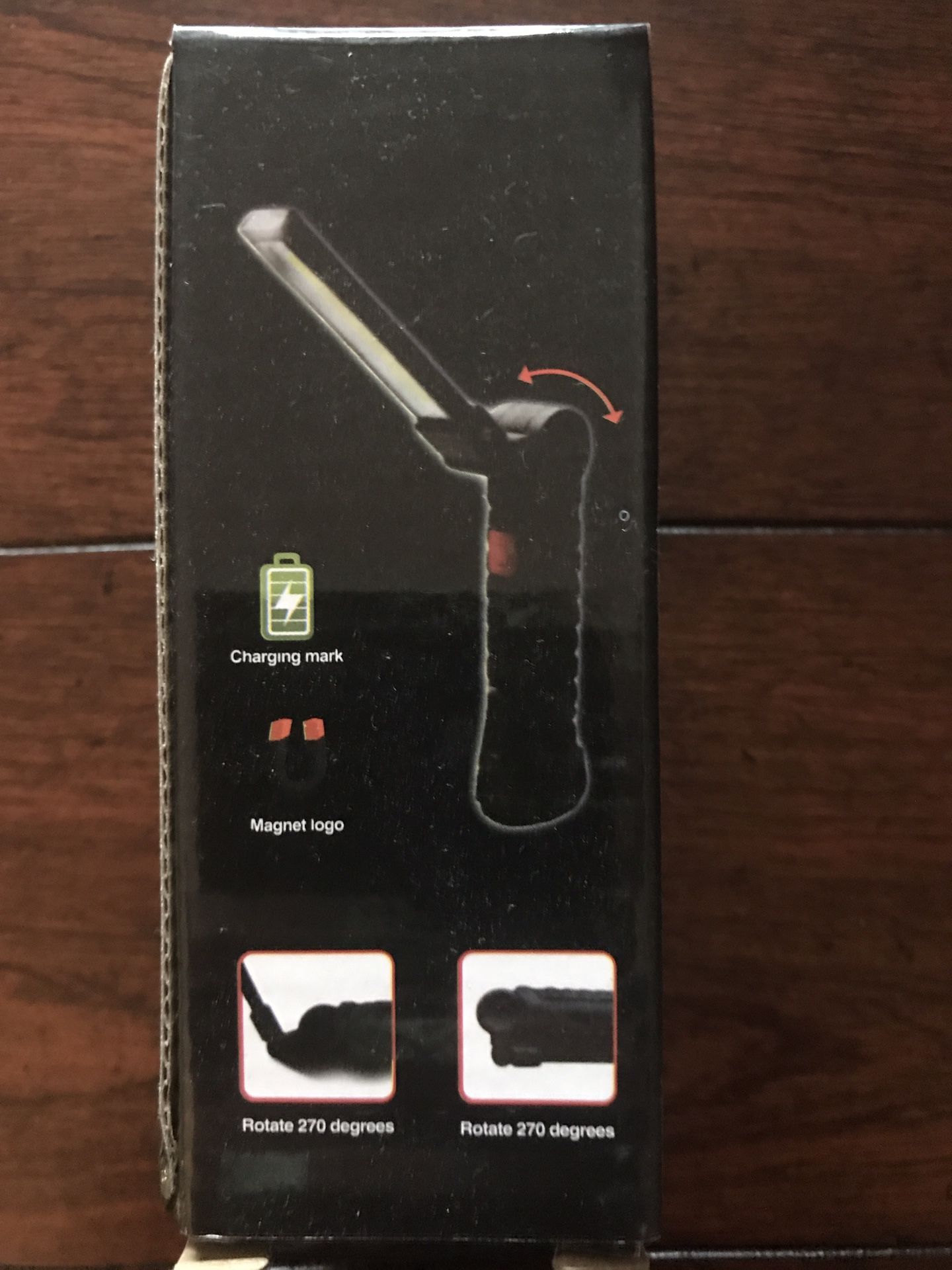 LED work light with flexible neck