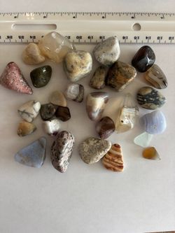 Tumbled Stone Collection - Leopard Skin Jasper, Quartz, gemstone, Agates