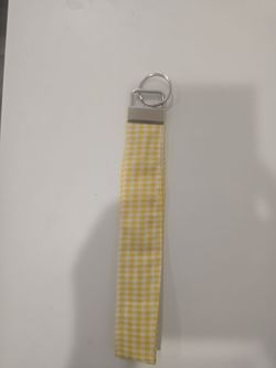 Yellow Wristelet - Handmade