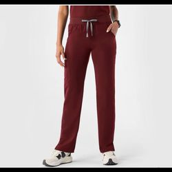 Figs Burgundy Kade Pants XL