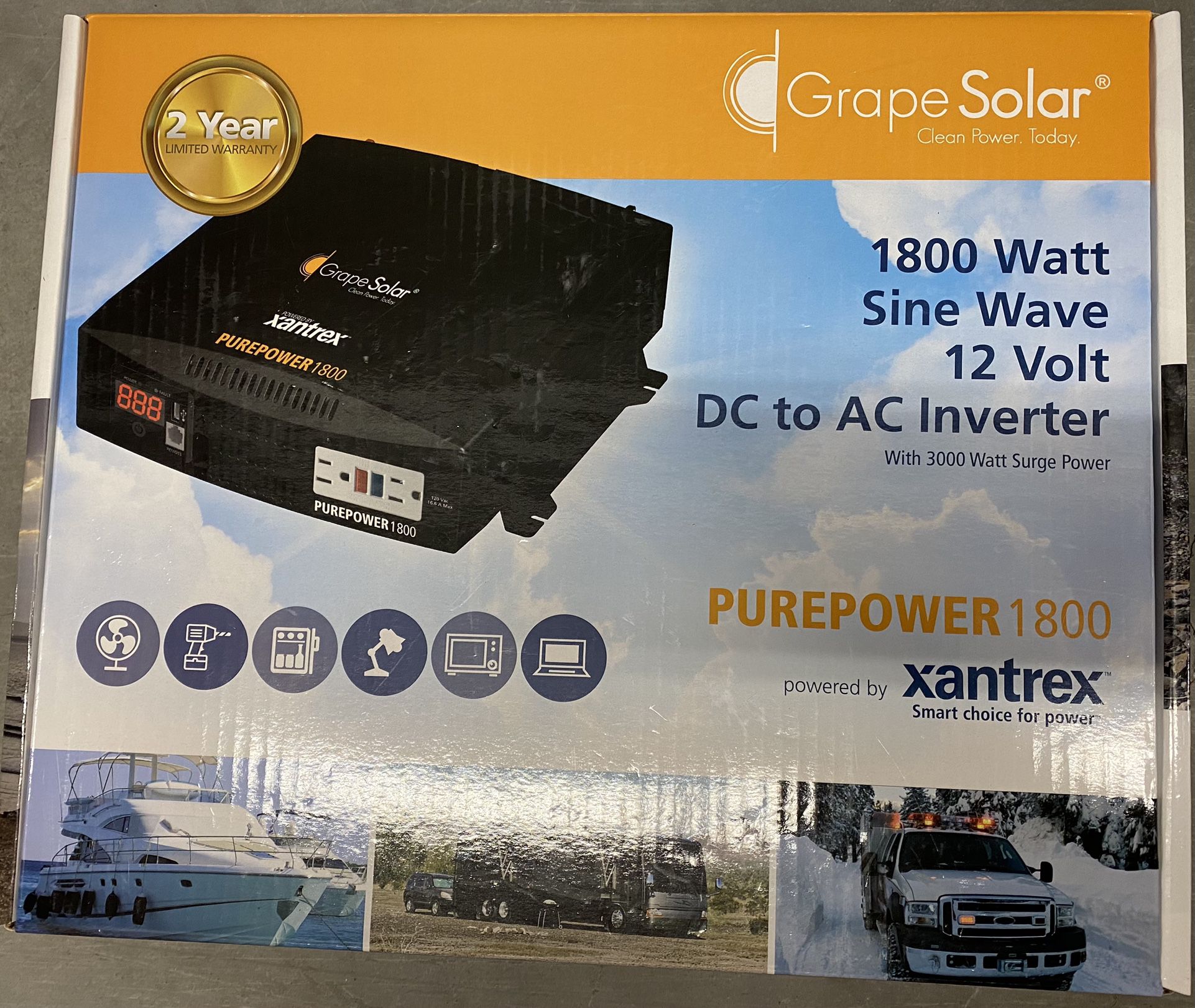 Grape Solar 1800 Watt Inverter