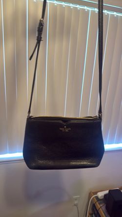 Kate Spade Black Leather Crossbody Bag