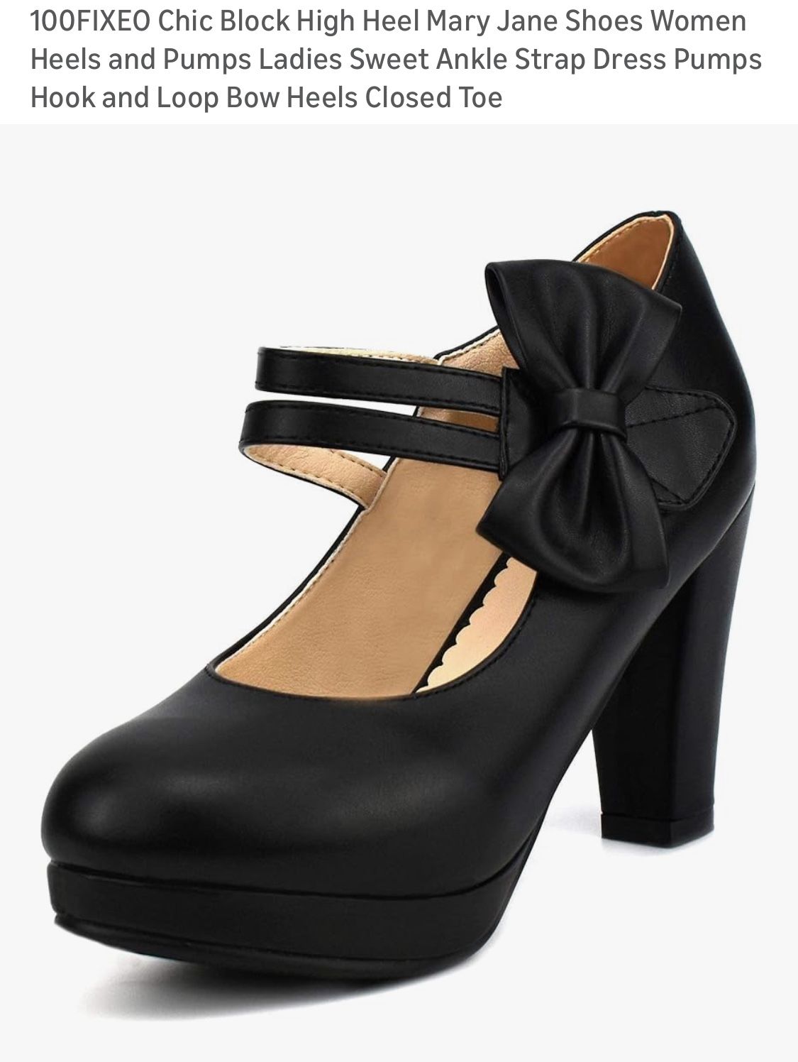 Mary Jane High Heels Size 41. USA Size 9