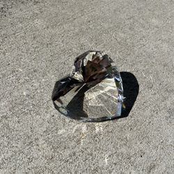 Crystal Diamond Heart Paperweight Wedding Decor