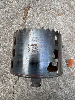 Carbide hole saw