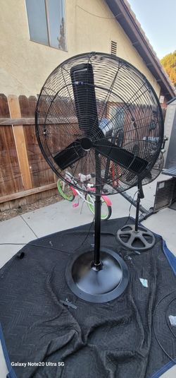 35" Industrial High Speed Fan With Misters