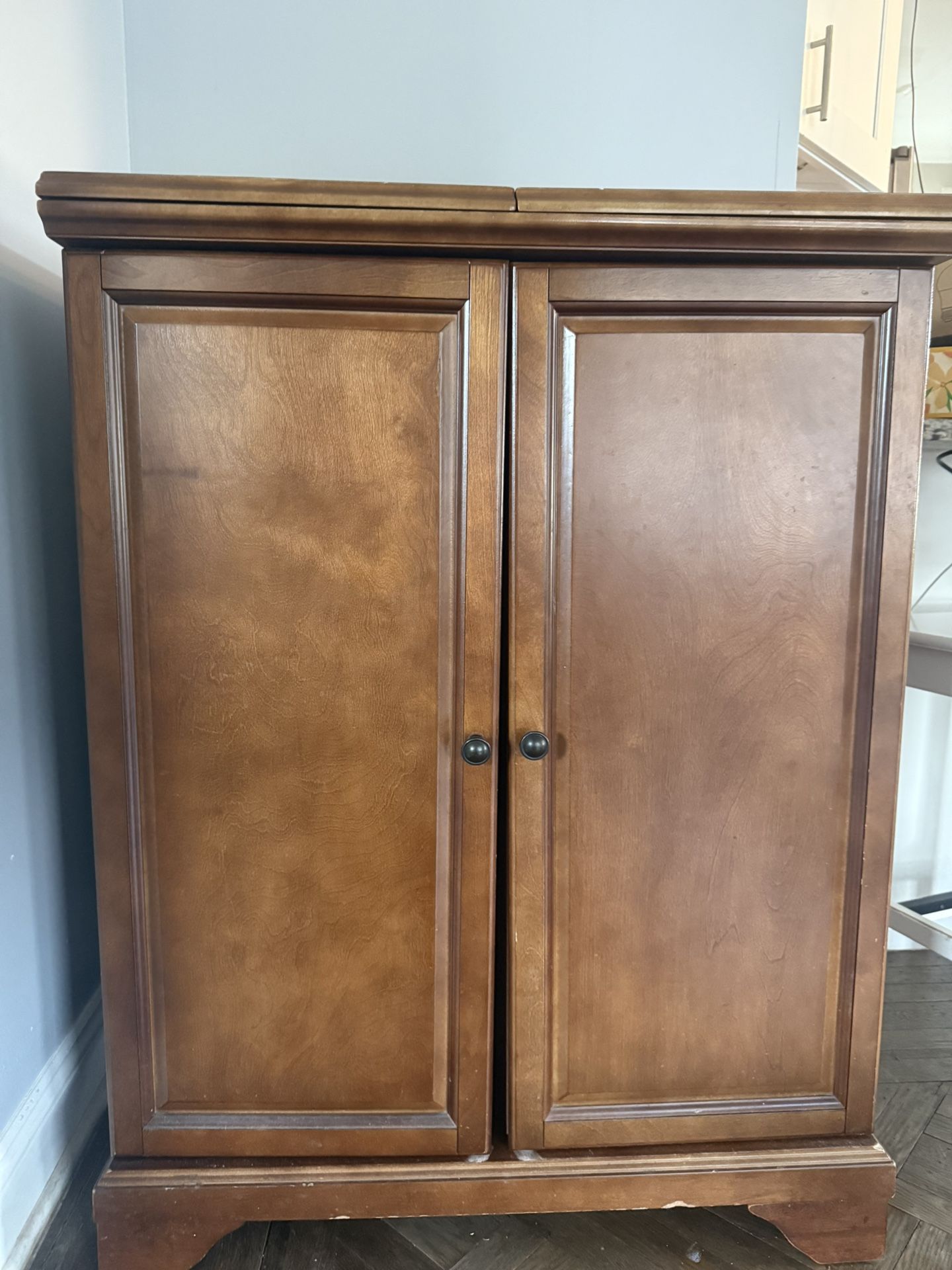 FREE WOOD MINI BAR MUST GO TODAY FREE!!