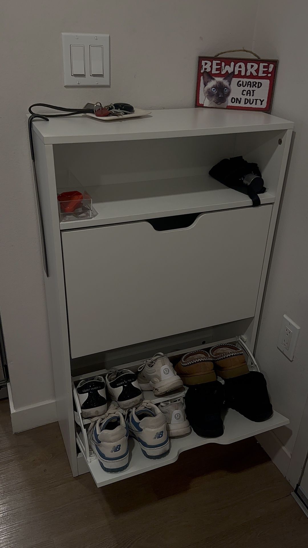 Shoe Organizer Entry Way Table
