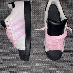 Pink Adidas Superstar