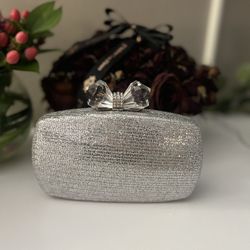 Silver Clutch Bag 