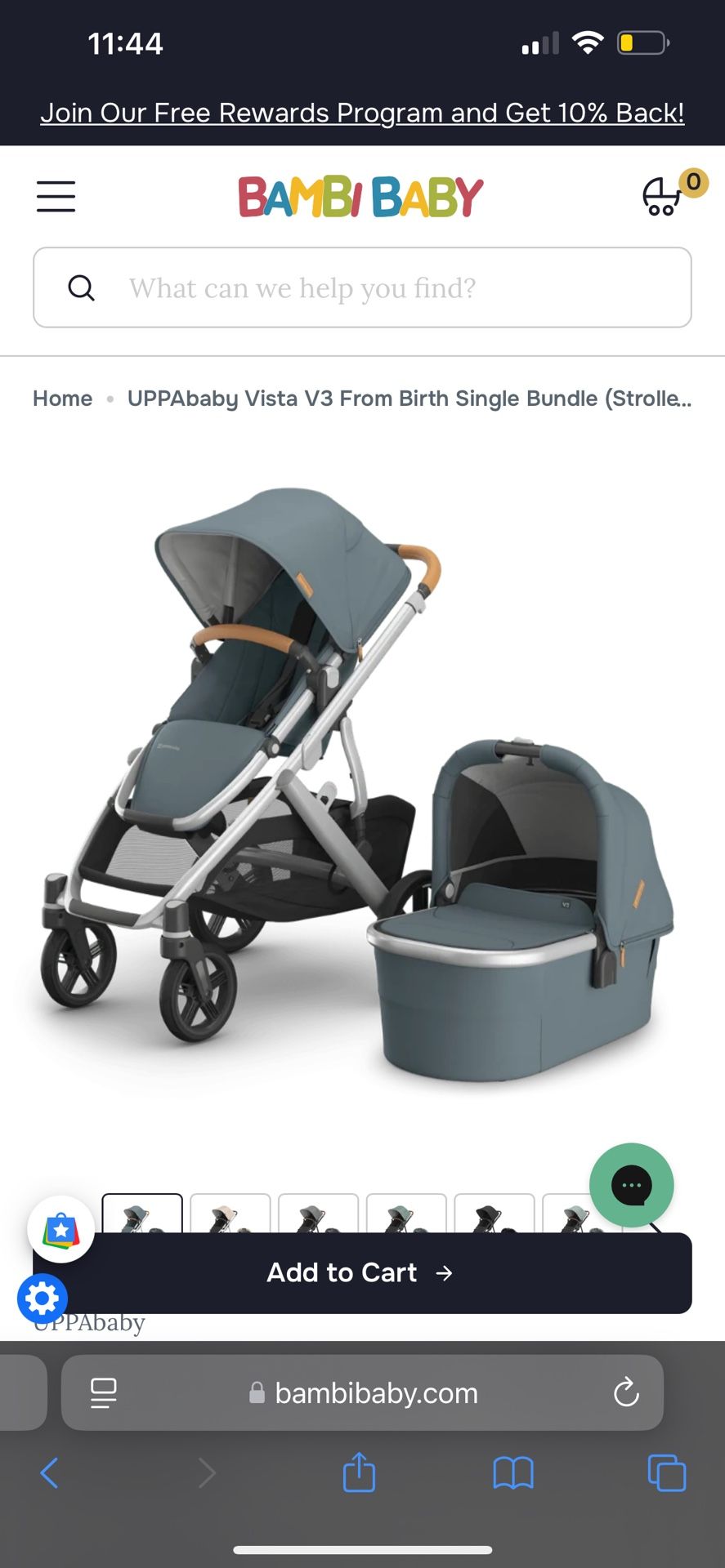 Uppa Baby Stroller And Bassinet