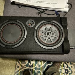 Dual 10” Subs  and 400w Amp