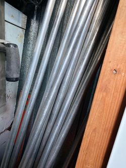 Aluminum tent/canopy frame rods – 10 pieces – $60 OBO