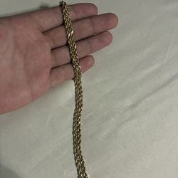 14k Solid Gold Rope Chain