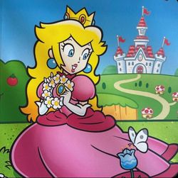 Mario brother frame, Princess Peach