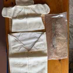 Vintage Newborn Baby Bunting Set