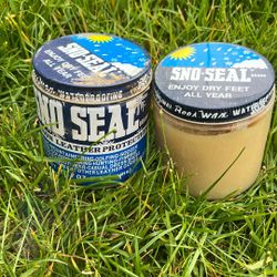 Sno-Seal waterproofing for footwear