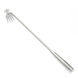 Weeds Puller Garden Weeds Pulling Tool Easily Remove Weeds 4 Teeths Weeds Remover Tool Stand up Weeder for Gardening Planting