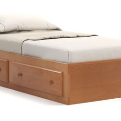 3 Drawer Solid Captain's Bed