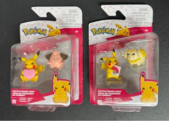 NEW Pokemon Battle Figure Pikachu & Cleffa or Fidough Figures just $5 each