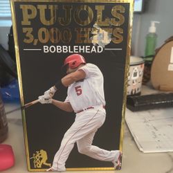 Pujols 3,000 Hits Bobble head