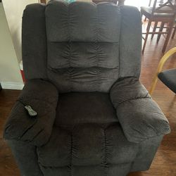 Drake Charcoal Rocker Recliner 