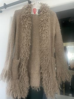 Brown Knitted Jacket