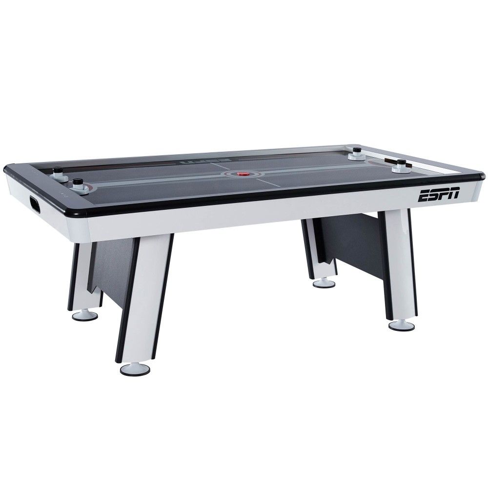 ESPN Premium 84 Inch Air powered Hockey Table with Led Touch Screen Scorer, Gray, 7ft