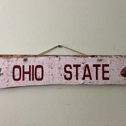 Ohio State Football Plaque 