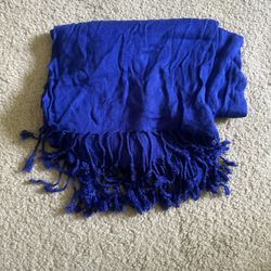 Royal Blue Scarf
