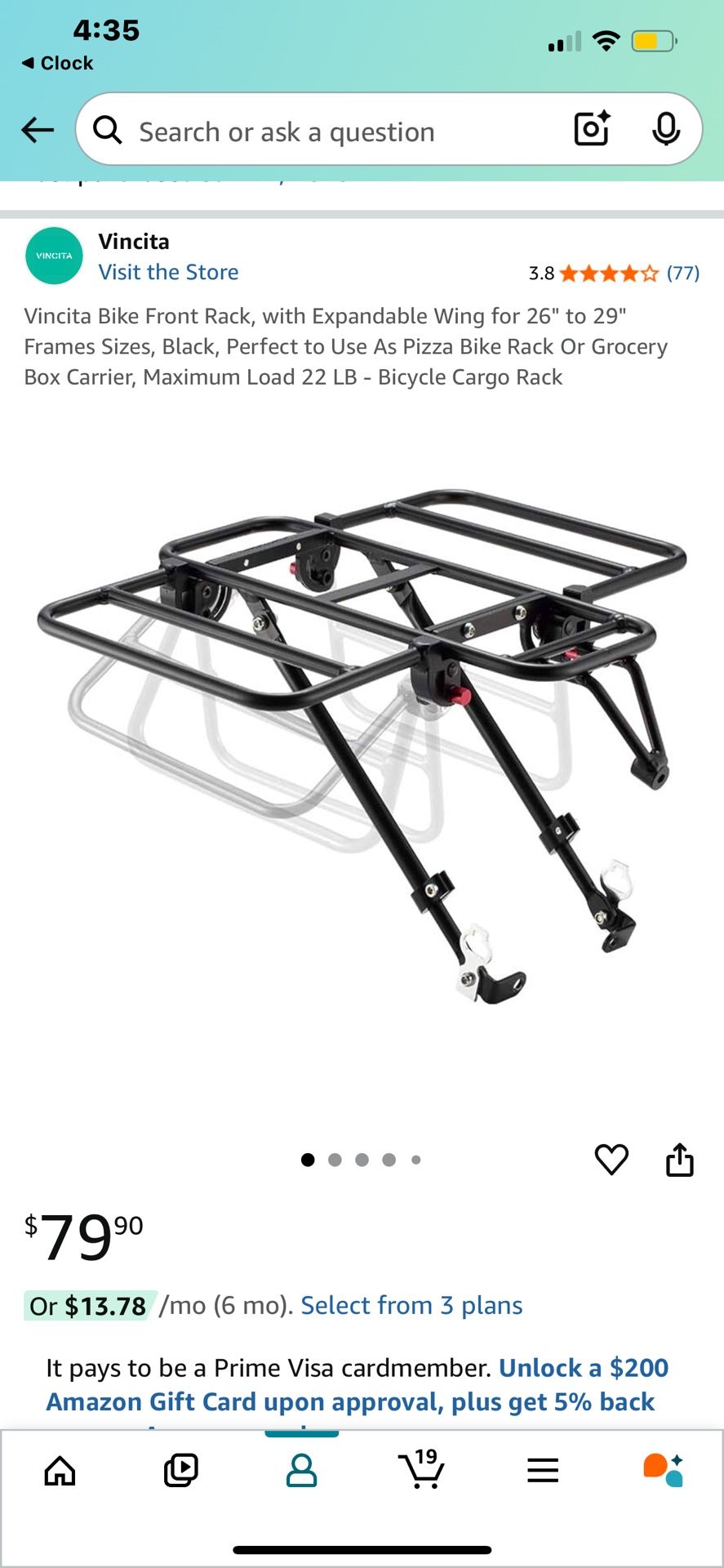 Bike Front Rack