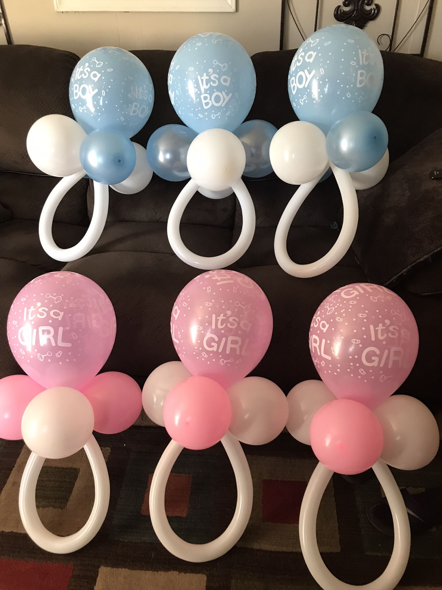 Baby Shower / Gender Reveal Pacifier Balloons