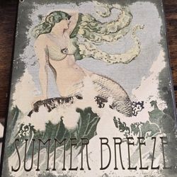 Mermaid On Wood