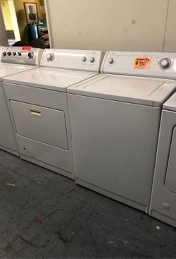 Washer and dryer set