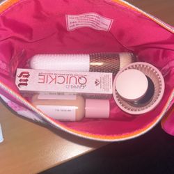 Makeup Bag With Makeup Product Inside 