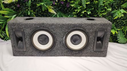 Custom Dual 6.5" Speaker Box w/ Horn Tweeters & Dual Ports - Car Audio Enclosure