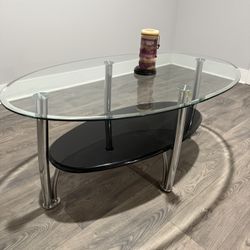 Coffee glass table