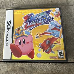 Kirby Squeak Squad Manual & Case ONLY Nintendo DS NO GAME Squeek